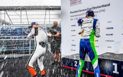 Suveræne Bastian Buus sikrede første Porsche Carrera Cup-podie på Monza